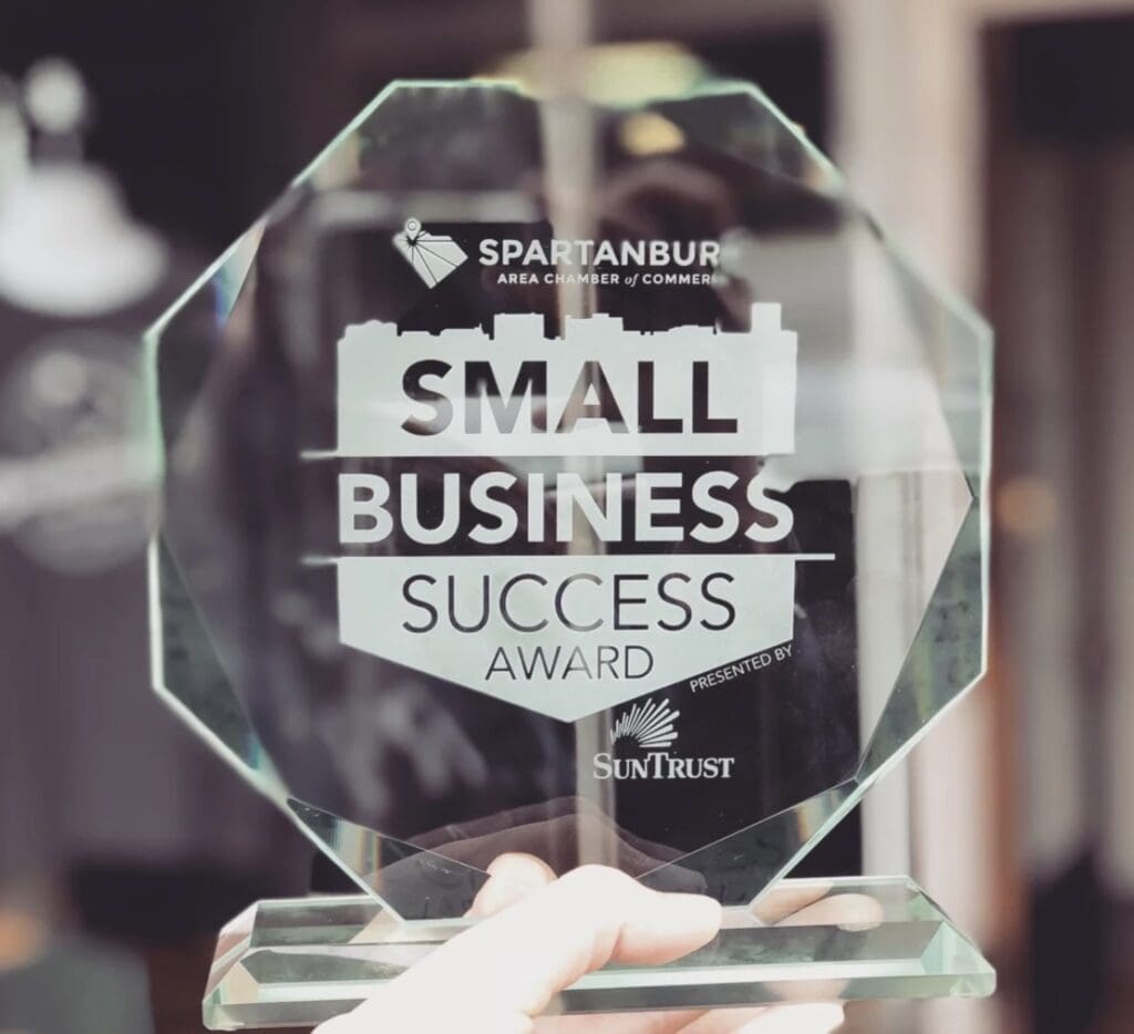 Spartanburg Area Chamber of Commerce Small Business Success Award
